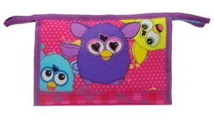 Furby Kinder Beauty Bag Kulturtasche Kosmetiktasche Waschtasche Tasche pink