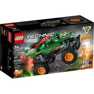 LEGO 42149 Technic Monster Jam Dragon, Monster Truck-Spielzeug für Jungen und Mädchen, 2in1-Rennwagen für Offroad-Stunts und als Geschenk für Kinder