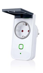 alpina Smart Home - Smart Plug für den Außenbereich - 230V - IP44 spritzwassergeschützt - Timer - Zähler - App-Steuerung