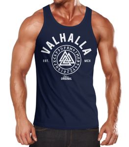 Herren Tank-Top Valhalla Runen Vikings Wikinger Muscle Shirt Neverless®  XXL