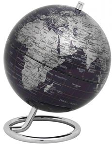 emform Mini-Globus 13,5cm Galilei Black schwarz, politisch