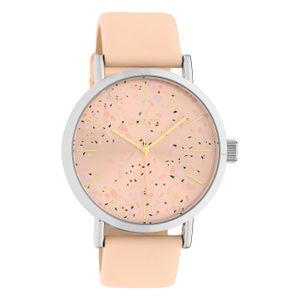 Oozoo Armbanduhr rosa Leder C10410 Timepieces Damen Analog-Quarzuhr UOC10410