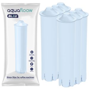 6x Aquafloow Blau Wasserfilter für Jura Kaffeemaschinen Impressa, Ena Giga Classic