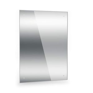 Dripex Spiegel 60x45cm Rahmenloser Badezimmerspiegel rechteckig Wandspiegel für Ankleidezimmer Schlafzimmer und Wohnzimmer