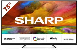SHARP 75EQ3EA Android TV 189 cm (75 Zoll)