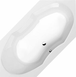 TOKATA Badewanne mit Füßen 190 x 90 x 43 cm, weiß