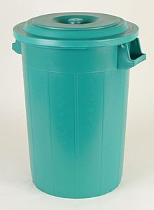 Univerzálny odpadkový kôš 70 litrov - zelený