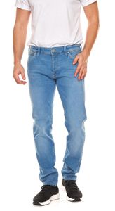 JACK & JONES Herren 5-Pocket-Hose Slim Fit-Jeans Glenn FOX AGI 404 50SPS Hellblau, Größe:W32/L30
