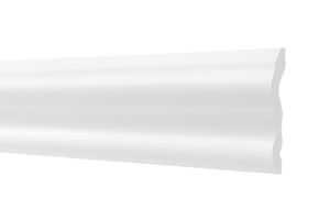 HEXIMO Wandleisten aus Styropor XPS - Hochwertige Stuckleisten leicht & robust im modernen Design - (2 Meter FG3 - 50x14mm) Stuck Friesprofile Zierprofile Styroporprofile Stuckprofile