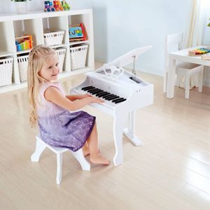 Hape Deluxe Spielzeugklavier Weiß E0338