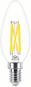 Philips LED svíčka E14 90Ra WarmGlow stmívatelná 3,4W 470lm extra+warmwhite 2200-2700K jako 40W 8719514324213