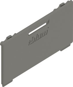 BLUM MERIVOBOX Abdeckkappe Zarge innen, Indiumgrau