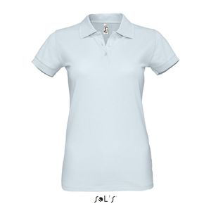 Damen Polo Shirt Perfect - Farbe: Creamy Blue - Größe: M