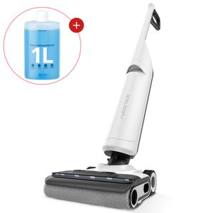 Roborock Flexi Pro Nass- & Trockensauger 17000Pa, 30 min Selbstreinigend , Heißlufttrocknung, 730 ml, mit Roborock 1000ml Bodenreiniger