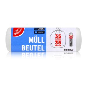 Gut & Günstig Müllbeutel 35L/35 Beutel Mülleimerbeutel (1er Pack)