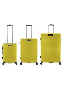 National Geographic Koffer-Set CRUISE mit 3 Größen Yellow One Size