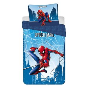 Povlečení Spider-man Blue 04 140x200, 70x90 cm - bavlna