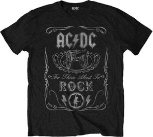 AC/DC - "Cannon Swig" T-Shirt für Kinder RO4139 (146-152) (Schwarz)