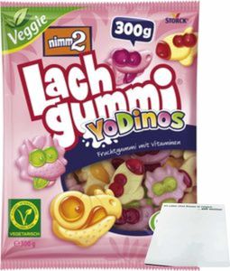 nimm2 Lachgummi YoDinos (300g Packung) + usy Block