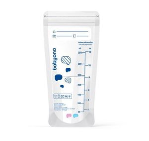 Babyono -Taschen für Muttermilch mit einem Indikator für Hitze 350 ml 20 Stücke