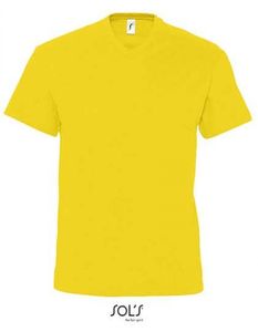 V-Neck Herren Kurzarm T-Shirt Victory - Farbe: Gold - Größe: 3XL