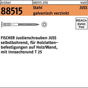 Justierschraube selbstbohrend JUSS - Fischer - 6x100 - 100 Stk