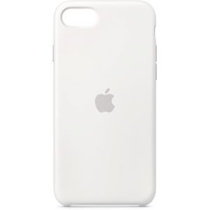Apple Silikon Case weiß iPhone SE (2020)/iPhone 8/iPhone 7 Schutzhülle Cover