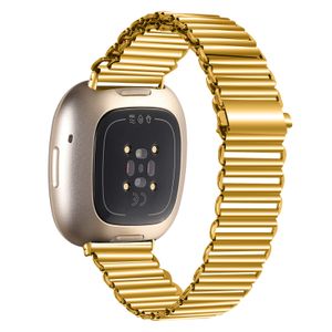 INF Uhrenarmband aus Edelstahl Gold Fitbit Versa 3 / Versa 4 / Sense 2