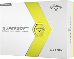 Callaway Supersoft 2023 Yellow Basic Golfové lopty