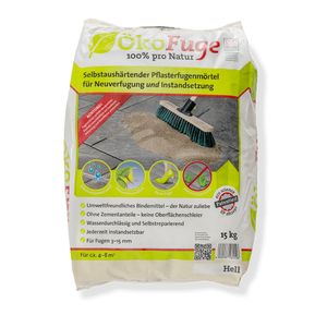 ÖKO FUGE Pflasterfugenmörtel ®, Körnung:3 - 15, Verpackungseinheit:15 kg, Farbe:Beige