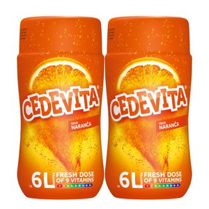 2 x Cedevita Orange Instant Pulver Vitamin Getränke Mix, 2 x 455g, macht 12 L Saft alkoholfreie