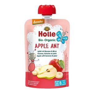 Holle Apple Ant Apfel & Banane mit Birne - Bio - 100g