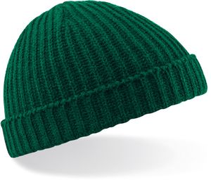 Beechfield Unisex Beanie Rybářská čepice B460 Green Bottle Green One Size