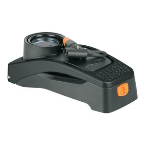 SKS Fußtretpumpe Airstep DIGI, mit Digitalmanometer AV/DV/SV, schwarz