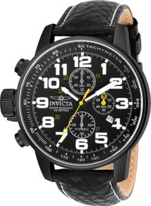 Invicta I-Force 3332 Herren uhr - Wasserdicht - Analog - Quarzuhrwerk - Edelstahl mit schwarzen zifferblat - 46mm Invicta I-Force 3332 Herren uhr - Wasserdicht - Analog - Quarzuhrwerk - Edelstahl mit schwarzen zifferblat - 46mm