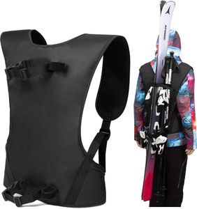 Universal Ski Tragegurt, Skirucksack, Verstellbar, Schultergurt für Männer, Frauen, Kinder, Zwei Klettverschluss gratis! [053]