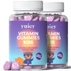 yuicy® Kids Vitamin Gummies | Multivitamin Gummibärchen für ein starkes Immunsystem | Vegan