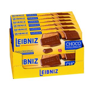 Leibniz Choco Butterkeks mit knackiger Schokolade 125g 12er Pack
