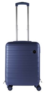 LEX Komfort ABS Handgepäck-Koffer Trolley Handgepäckkoffer MARINEBLAU DM-0007-A