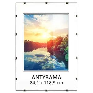 MG Design Bezrámový obrazový rám, A0, 84,1 x 118,9 cm - s klipy, akrylové sklo, HDF deska - pro vertikální nebo horizontální zavěšení/postavení