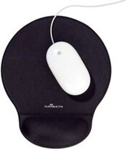 DURABLE Mouse Pad ERGOTOP® mit Gel oval, 574858 anthrazit