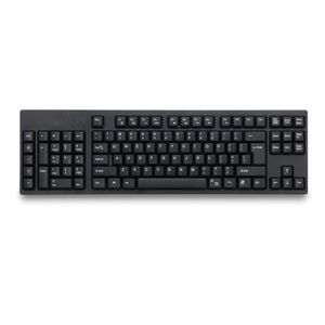 Tastatur für linke Hand, ergonomisches Design/volle Größe/duale USB-Schnittstelle/breiter Anwendungsbereich, schwarz