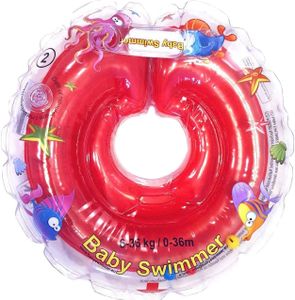 BabySwimmer Badehilfe Schwimmring für den Hals Rot 6-18 kg GS