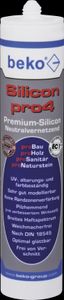 beko Silicone pro4 Premium 310 ml betónová sivá