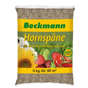 Beckmann Hornspäne Horndünger fein Naturdünger Stickstoffdünger 5 kg