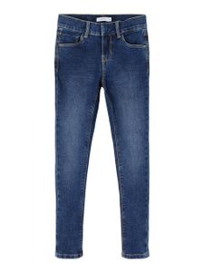 Name It Kinder Mädchen Jeans-Hose - NkfPolly Denim extra Skinny-Fit, Farbe:Blau, Größe:134