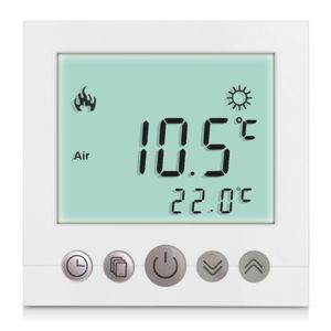 Digital LCD Raumthermostat Thermostat Wandthermostat Unterputz Fußbodenheizung Infrarotheizung Innenthermometer