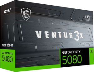 Msi Rtx 5080 Oc X3 16gb Gddr7 Grafikkarte    One Size