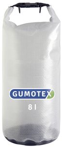 Gumotex wasserdichter Packsack transparent 8-20 Liter, Volumen:8 Liter