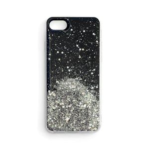 Wozinsky Star Glitter silikónové puzdro pre Apple iPhone 12 Pro Max - Čierna KP8850